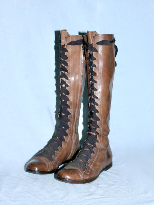Dries Van Noten lace up boots