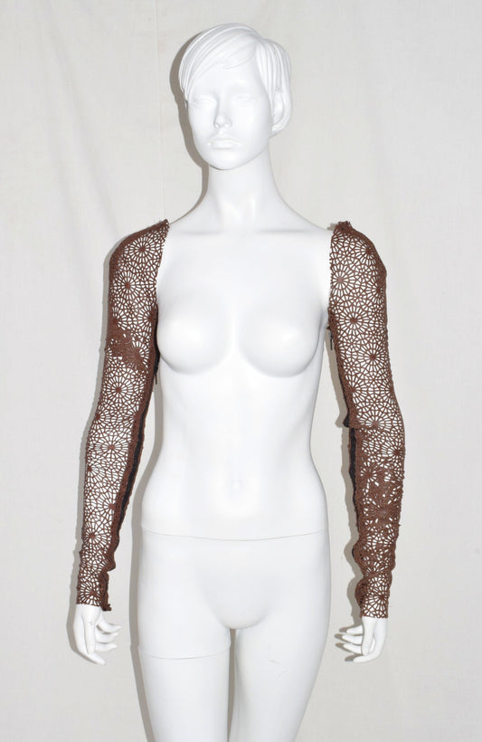 Haider Ackermann leather sleeves