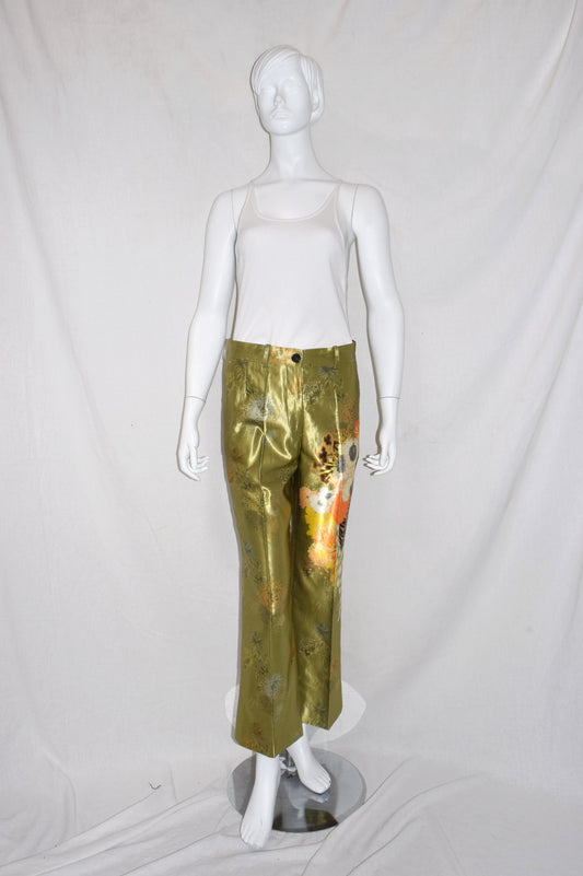 Dries Van Noten floral print trousers