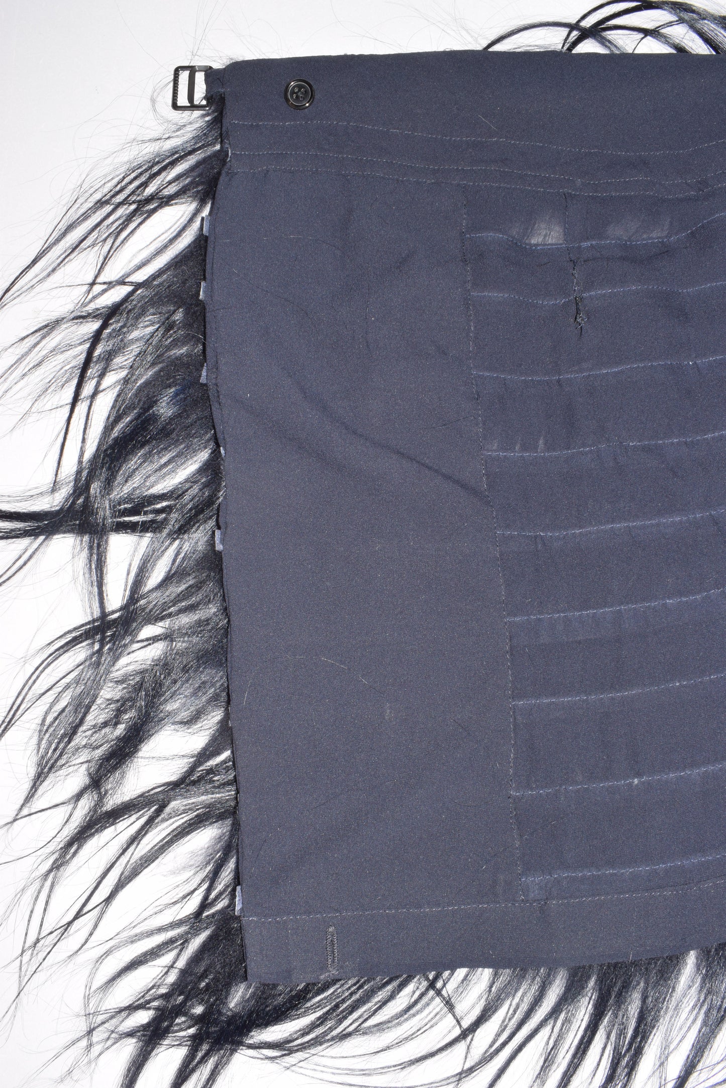 Ann Demeulemeester fur wrap skirt AW11