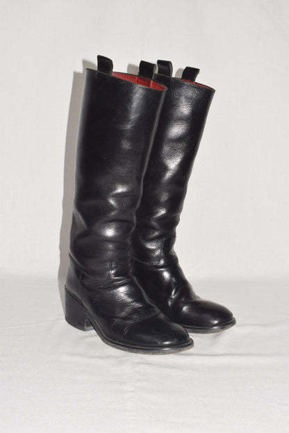 A.F. Vandevorst leather riding boots