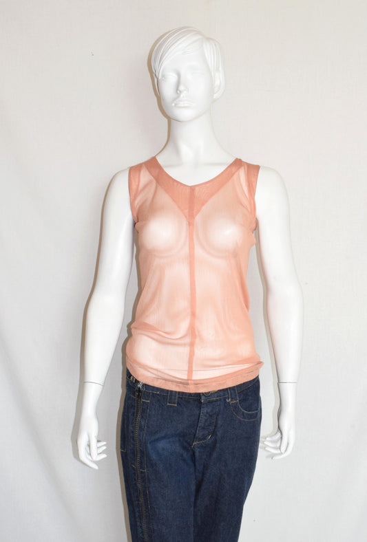 Ann Demeulemeester sheer tank top SS95