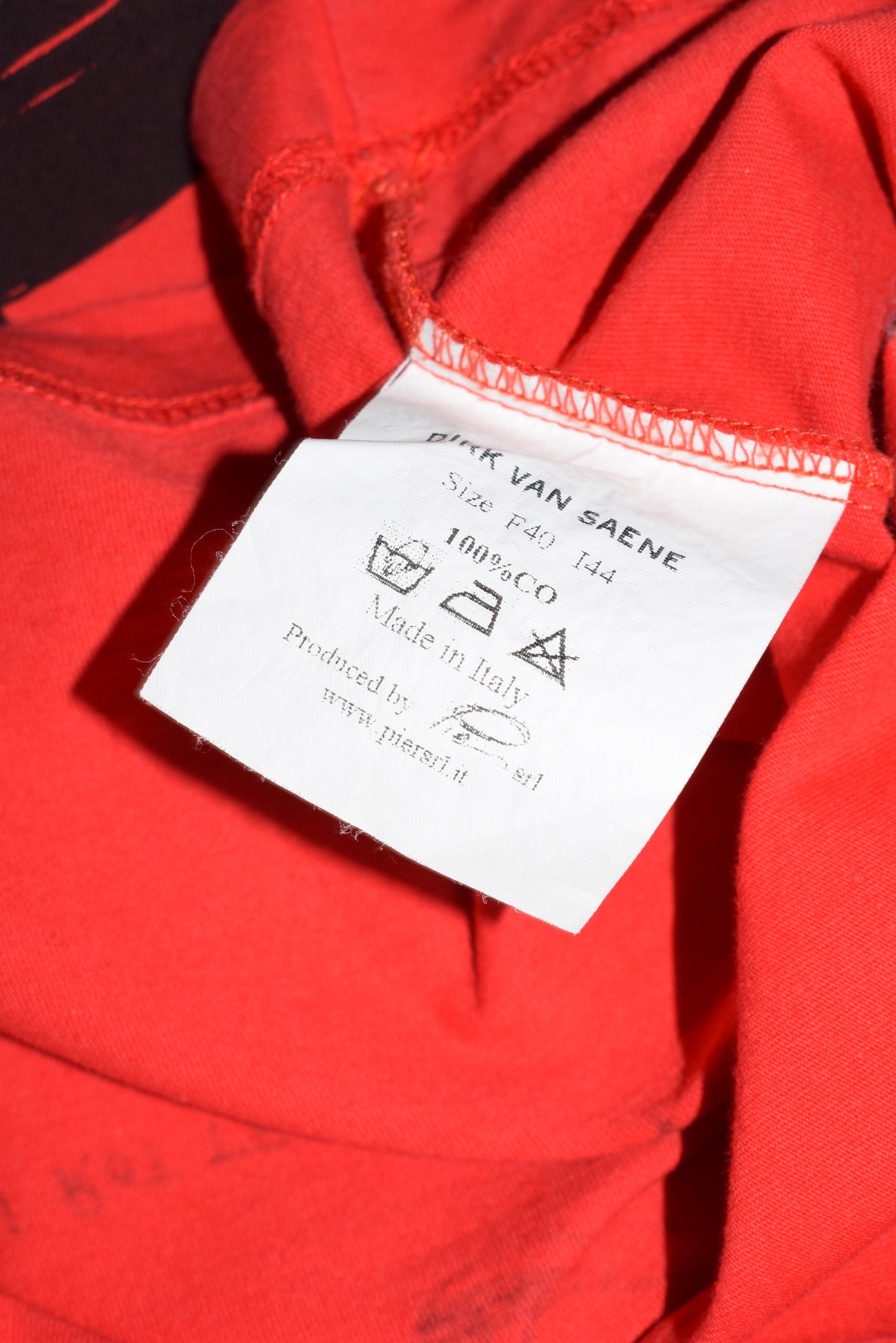 Dirk Van Saene SS02  t-shirt
