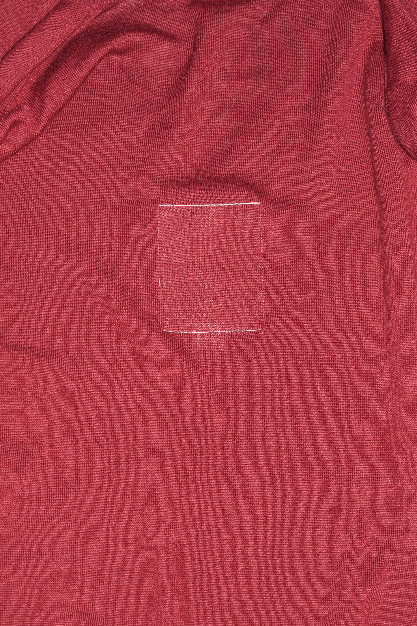 Maison Martin Margiela burgundy sweater sack bag SS95