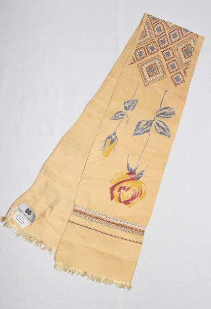 Dries Van Noten silk embroidered scarf