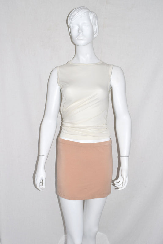 Ann Demeulemeester jersey mini skirt