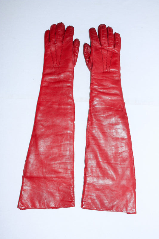 Ann Demeulemeester leather gloves AW19
