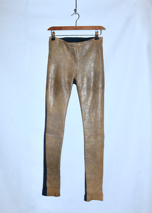 Haider Ackermann 1/2 leather pants
