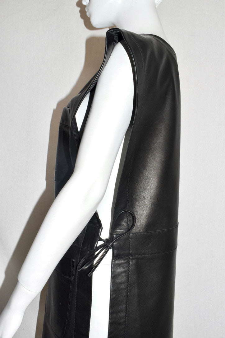 Lieve Van Gorp leather apron