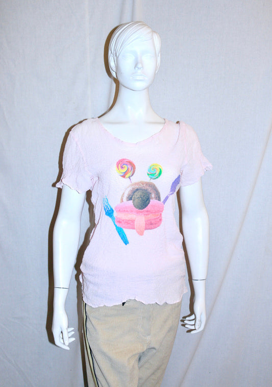 me Issey Miyake printed top