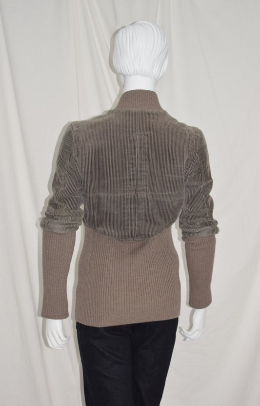 Veronique Branquinho corduroy jacket AW01