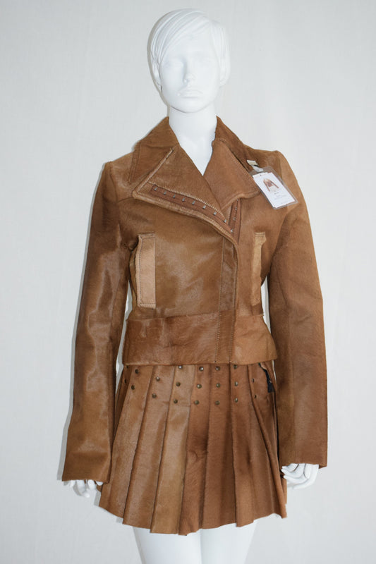 A.F. Vandevorst leather jacket AW98