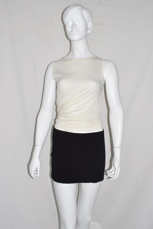 Ann Demeulemeester jersey mini skirt