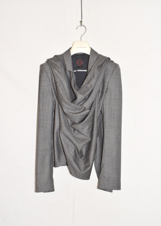 A.F. Vandevorst draped blazer